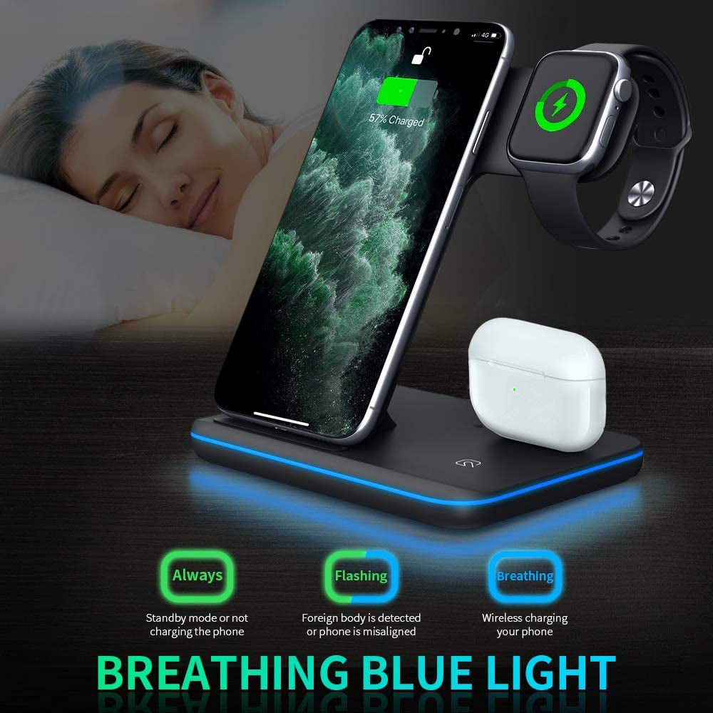 3-in-1 Wireless Charger Stand - Livora Shop