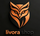 Logo of livora shop with an owl design on a black background