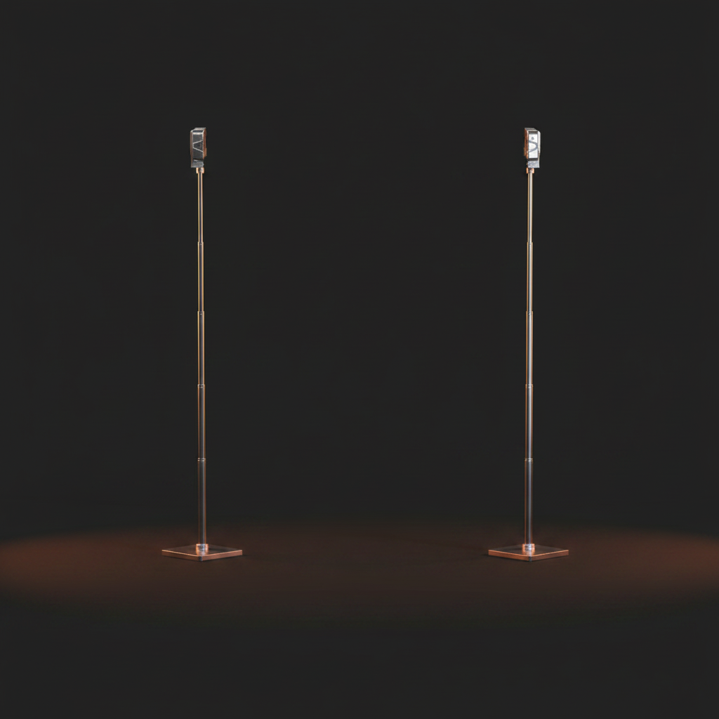 Modern floor lamps with sleek metallic design for stylish home lighting